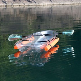 Serenus 1 θαλάσσιο μονοθέσιο διάφανο κανό SCK με κουπί και κάθισμα Serenus 1 θαλάσσιο μονοθέσιο διάφανο κανό SCK με κουπί και κάθισμα