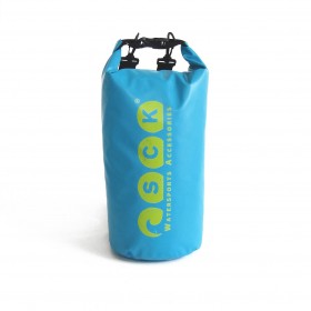 Αδιάβροχος σάκος με ιμάντες πλάτης 15L μπλε Αδιάβροχος σάκος με ιμάντες πλάτης 15L μπλε