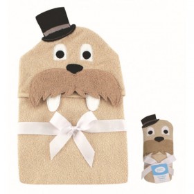 Πετσέτα μωρού Θαλάσσιος ίππος με κουκούλα Πετσέτα μωρού Θαλάσσιος ίππος με κουκούλα