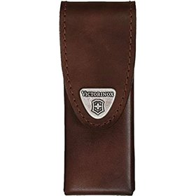 Victorinox Καφέ Δερμάτινη Θήκη 111mm
