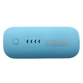 PowerBox Power Bank 2400mAh με Φακό & Καλώδιο USB σε Lightning/Micro USB/iPhone