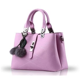 NICOLE&DORIS Τσάντα Ώμου ND-0H011 Μώβ