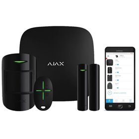Ajax Hub StarterKit Black Ασύρματο Σύστημα Συναγερμού