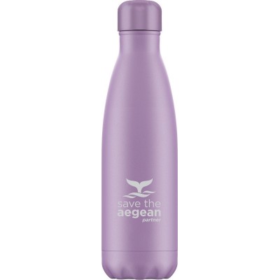 Estia Travel Flask Save The Aegean Pastel Matte Μπουκάλι Θερμός 0.5lt