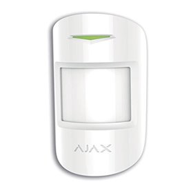 Ajax Motion Detection Sensor Ασύρματος Ανιχνευτής Κίνηση White