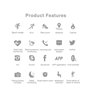 Smart Bracelet Bluetooth Ρολόι  M3