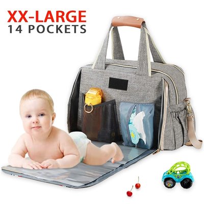 ICEIVY Τσάντα αλλαξιέρα Καροτσιού Backpack B07H5L1WSW