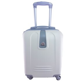 Βαλίτσα Καμπίνας Τρόλεϊ σκληρή, Sunrise Bags, λευκή, 31.6 λίτρα