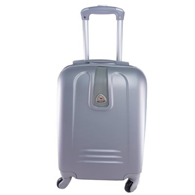 Βαλίτσα Καμπίνας Τρόλεϊ σκληρή, Sunrise Bags, ασημί, 31.6 λίτρα