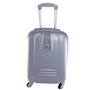 Βαλίτσα Καμπίνας Τρόλεϊ σκληρή, Sunrise Bags, ασημί, 31.6 λίτρα