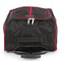 Βαλίτσα Καμπίνας Τρόλεϊ, Sunrise Bags,μαύρη-κόκκινη, 23,9 λίτρα