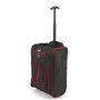 Βαλίτσα Καμπίνας Τρόλεϊ, Sunrise Bags,μαύρη-κόκκινη, 23,9 λίτρα