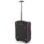Βαλίτσα Καμπίνας Τρόλεϊ, Sunrise Bags,μαύρο-μοβ, 23,9 λίτρα