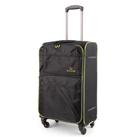 Βαλίτσα Καμπίνας Τρόλεϊ, Sunrise Bags,μαύρο-πράσινο, 59 λίτρα