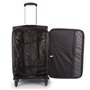 Βαλίτσα Καμπίνας Τρόλεϊ, Sunrise Bags,μαύρο-πράσινο, 59 λίτρα