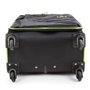 Βαλίτσα Καμπίνας Τρόλεϊ, Sunrise Bags,μαύρο-πράσινο, 59 λίτρα