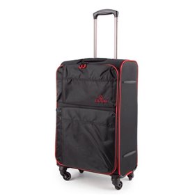 Βαλίτσα Καμπίνας Τρόλεϊ, Sunrise Bags,μαύρο-μπορντό, 59 λίτρα