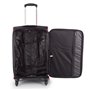 Βαλίτσα Καμπίνας Τρόλεϊ, Sunrise Bags,μαύρο-μπορντό, 59 λίτρα