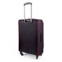 Βαλίτσα Καμπίνας Τρόλεϊ, Sunrise Bags,μαύρο-μπορντό, 59 λίτρα