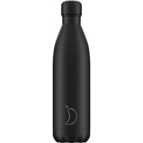 Chilly's Monochrome All Black Μπουκάλι Θερμός 0.75lt Chilly's Monochrome All Black Μπουκάλι Θερμός 0.75lt