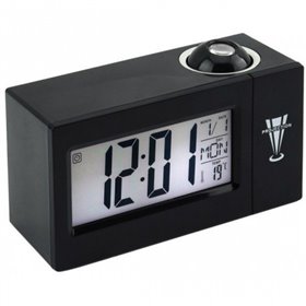 Ψηφιακό φωνητικό ρολόι DS-3605 με προτζέκτορα Μαύρο