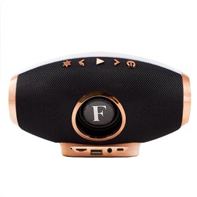Φορητό ηχείο TWS-F1 Bluetooth με ενσωματωμένο μικρόφωνο και LED light show