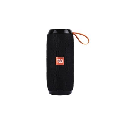 Φορητό ηχείο T&G TG106 Bluetooth με ενσωματωμένο μικρόφωνο Μαύρο