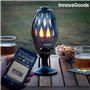 InnovaGoods Αδιάβροχο ασύρματο ηχείο bluetooth USB με εφέ φλόγας LED