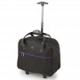 Τσάντα trolley SUNRISE BAGS μαύρη-μωβ 32Lt
