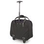 Τσάντα trolley SUNRISE BAGS μαύρη-μωβ 32Lt