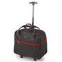 Τσάντα trolley SUNRISE BAGS μαύρη-κόκκινη 32Lt