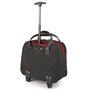 Τσάντα trolley SUNRISE BAGS μαύρη-κόκκινη 32Lt