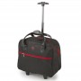 Τσάντα trolley SUNRISE BAGS μαύρη-κόκκινη 32Lt