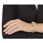 Swarovski Βραχιόλι Διπλό Επίχρυσο-Χρυσές Πέτρες,Crystaldust Bangle Double(5255907)Size Medium