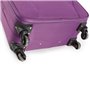 Χειραποσκευή trolley SUNRISE BAGS μωβ 71Lt
