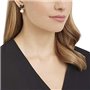 Swarovski Σκουλαρίκια κύκνος μαύρο