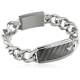 Emporio Armani ανδρικό βραχιόλι από ανοξείδωτο ατσάλι