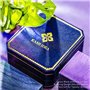 Kami Idea Fate Γυναικείο Κολιέ με Κρύσταλλα Swarovski Καρδιά Ασήμι & Rose Χρυσό