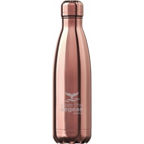 Estia Travel Flask Save The Aegean Rose Gold Μπουκάλι Θερμός 0.5lt Estia Travel Flask Save The Aegean Rose Gold Μπουκάλι Θερμός 0.5lt
