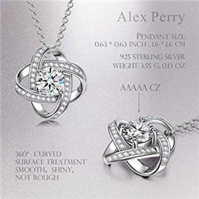 Alex Perry Γυναικείο Κολιέ ασήμι 925, επιχρυσωμένο