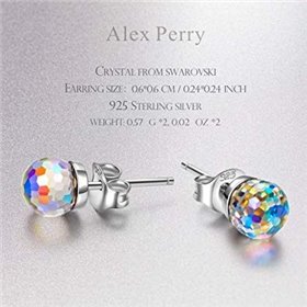 Alex Perry World Fantastic Γυναικεία Σκουλαρίκια από κρύσταλλα Swarovski και Ασήμι 925