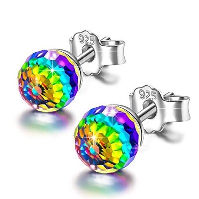 Alex Perry World Fantastic Γυναικεία Σκουλαρίκια από κρύσταλλα Swarovski και Ασήμι 925 πολύχρωμα