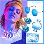 Alex Perry World Fantastic Γυναικεία Σκουλαρίκια από κρύσταλλα Swarovski και Ασήμι 925 Μπλε