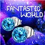 Alex Perry World Fantastic Γυναικεία Σκουλαρίκια από κρύσταλλα Swarovski και Ασήμι 925 Μπλε