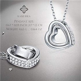 Kami Idea Love You Forever από λευκόχρυσο και κρύσταλλα Swarovski