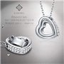 Kami Idea Love You Forever από λευκόχρυσο και κρύσταλλα Swarovski