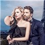 Kami Idea Λεβάντα Αγάπη Γυναικεία Σκουλαρίκια Καρδιά από Κρύσταλλα Swarovski