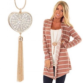 Suyi Γυναικείο Κολιέ Καρδιά Χρυσό