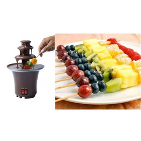 Σιντριβάνι για φοντύ σοκολάτας Mini Chocolate Fondue Fountain BD-017