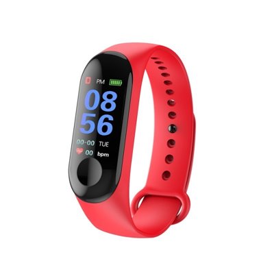 Smart Bracelet Bluetooth Ρολόι M3 Κόκκινο